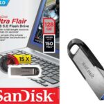 SANDISK ULTRA FLAIR (128GB) USB 3.0 FLASH DRIVE