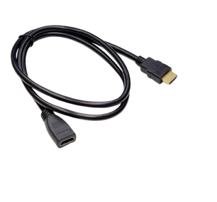 HDMI CABLE MALE TO FEMALE 1.8 MTR