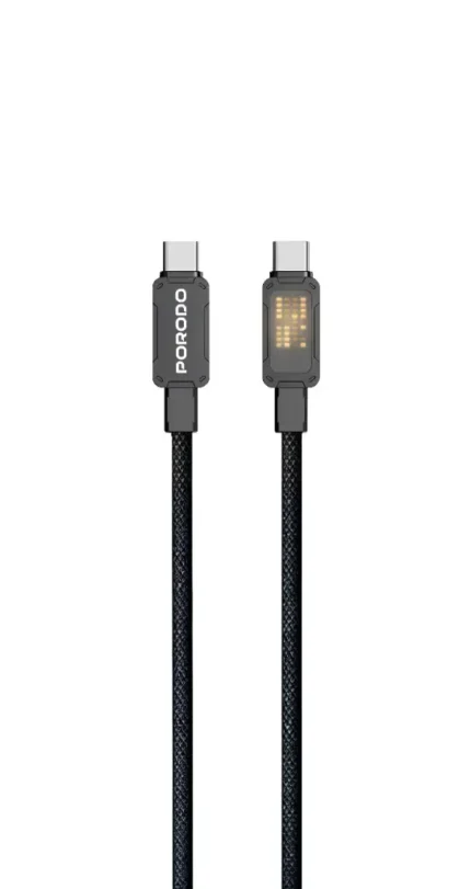 PORODO USB-C TO USB-C 1M BRAIDED CABLE