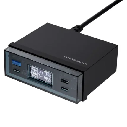 Powerology Power Hub Desktop Charging Station PWCUQC048BK