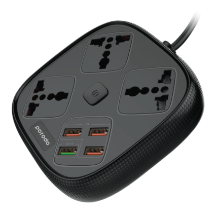Porodo Universal Power Socket PD-SC3302-BK