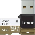 LEXAR MICROSD 64GB WITH SD CARD READER