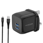 PAWA  POCKET DUAL USB MICRO PW PM2U31UKM BK