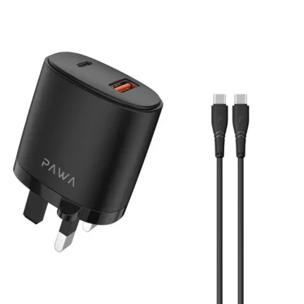 PAWA DUAL PORT PD+QC CTO C TYPE CABLE
