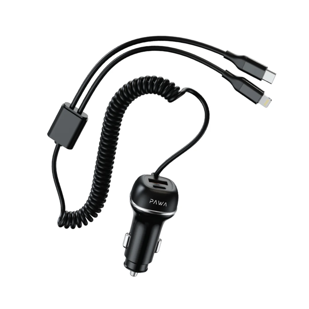 1758962576_1486978148_PAWA20SOLID20CAR20CHARGER20DUAL20PORT20WITH20C20TO20LIGHTING20CABLE.webp PAWA SOLID CAR CHARGER DUAL PORT WITH C TO LIGHTING CABLE - Image 1