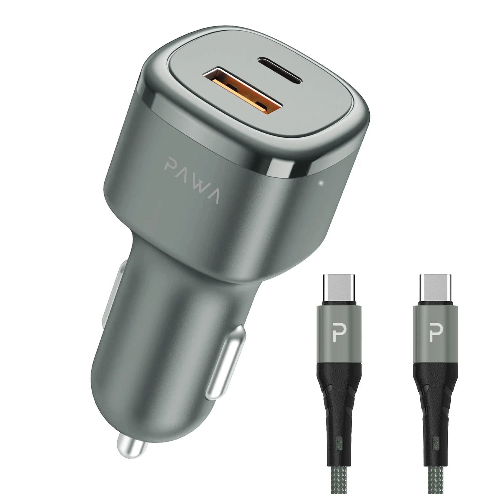 1758962795_1387322061_PAWA20SOLID20CAR20CHARGER20DUAL20PORT20WITH20C20TO20C20CABLE.webp PAWA SOLID CAR CHARGER DUAL PORT WITH C TO C CABLE - Image 1
