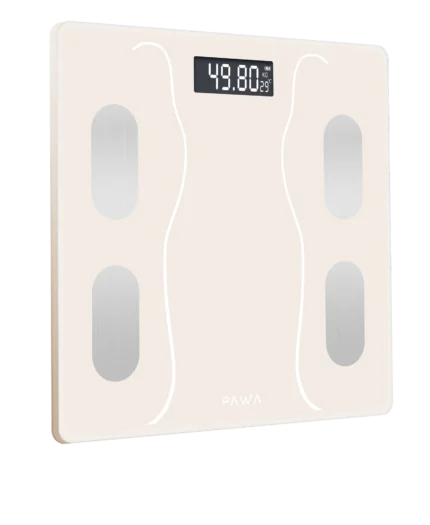 Pawa smart body scale with Body Analysis App-Beige PW-SBSAP231-BG