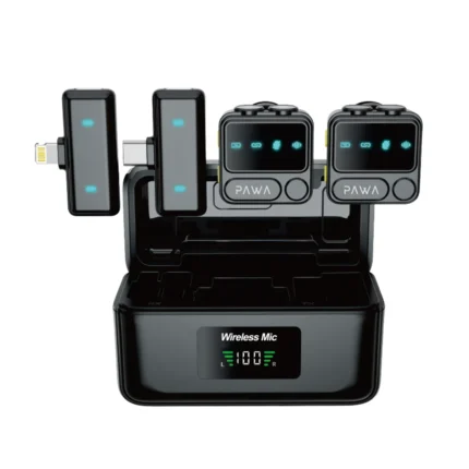 PAWA HOLLY MIKE MICROPHONE WITH AI NOISE REDUCTION - BLACK PW-LDMCCCL6-BK