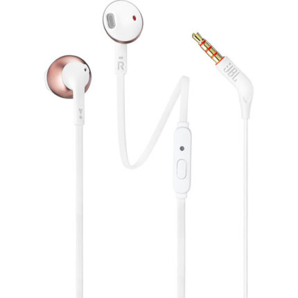 JBL T205 IN EAR HEADPHONES ROSE GOLD 3.5MM - Isouq Oman