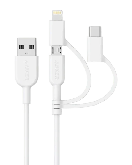 ANKER USB-A CABLE WITH LIGHTNING CONNECTOR 3FT