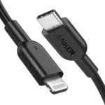 ANKER POWERLINE LII USB-C CABLE WITH LIGHTNING CONNECTOR 6FT BLACK