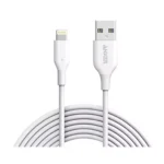 ANKER POWERLINE LI USB-A CABLE WITH LIGHTNING CONNECTOR 10FT WHITE