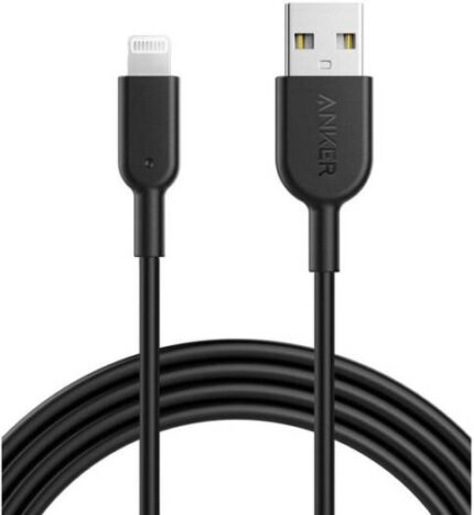 ANKER POWERLINE LI USB-A CABLE WITH LIGHNING CONNECTOR 10FT BLACK