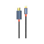 Porodo  Woven Cable  Lightning To HDMI 2M Black Orange
 PD-CBL0017-BK