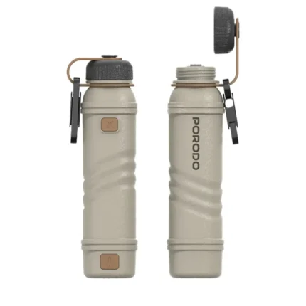 PORODO 5000MAH POWER BANK WITH FLASHLIGHT & LIGHTER