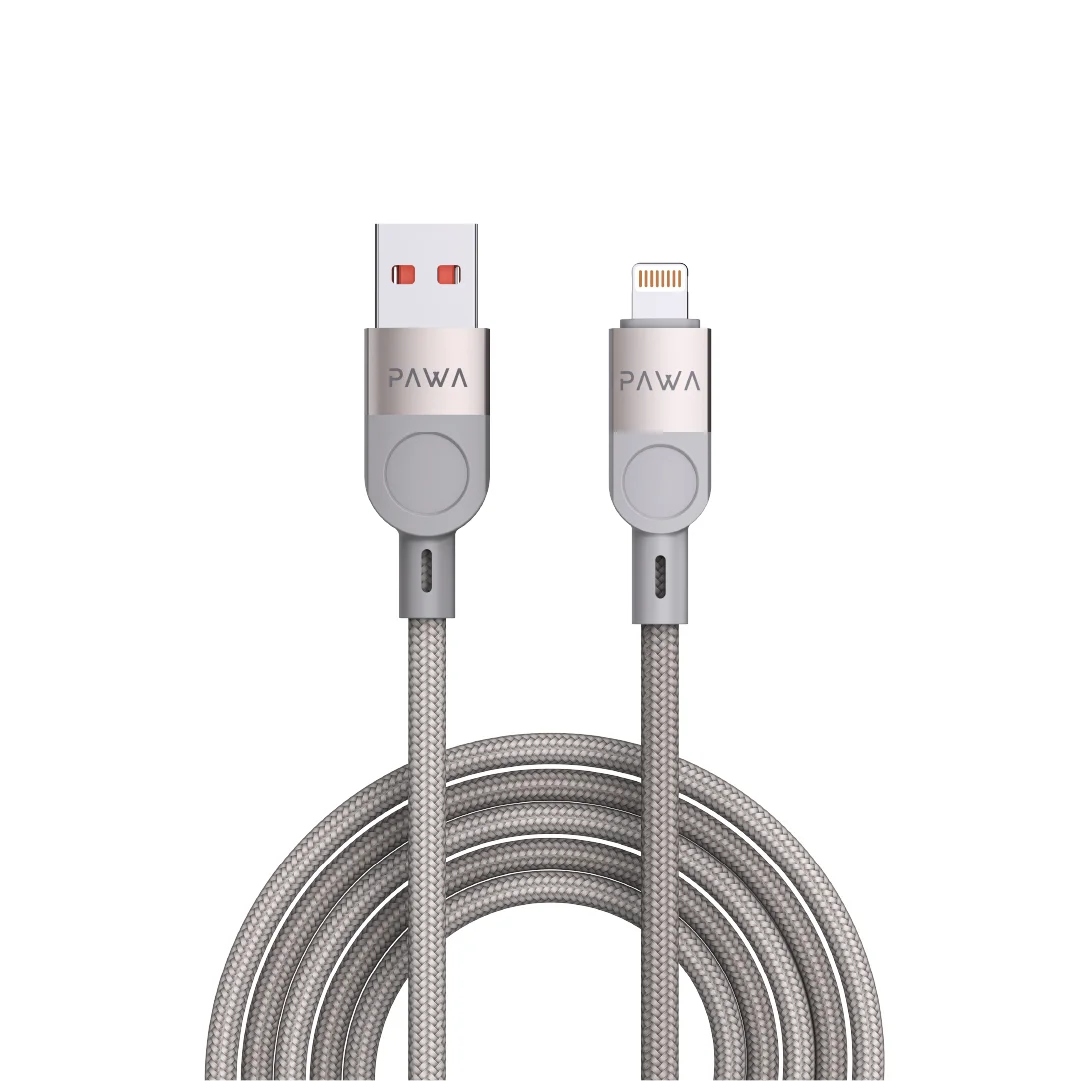 1766820096_435203464_sWXyQNf6XGvPc8fMGIhvaDSECa8EZk05ffcQCq5h-1.webp PAWA LEVIN BRAIDED USB TO L CABLE 1.2M GRY - Image 1
