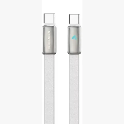 PORODO 100W LED C TO C LEATHER CABLE