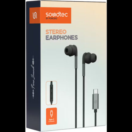 PORODO SOUNDTEC STEREO EARPHONES TYPE-C CONNECTOR