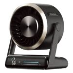 PORODO LIFESTYLE CHILLO CORE DESKTOP FAN WITH LED DISPLAY-BLACK