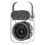 PORODO LIFSTYLE CHILLO AQUA PORTABLE MIST FAN WITH 500ML LARGE WATER TANK-BLACK
