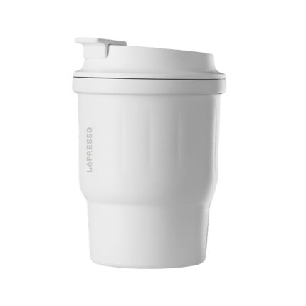 LePresso Insulated Tumbler Hot & cold Drinks-White